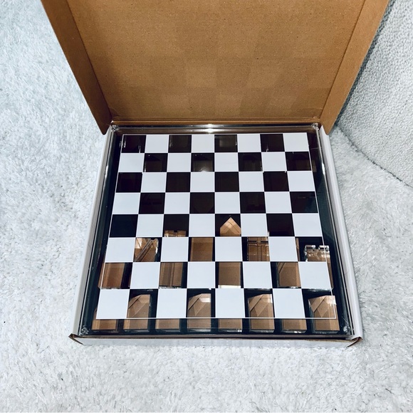 CB2 Clear and Smoke Grey Acrylic Chess Set - Picture 3 of 6